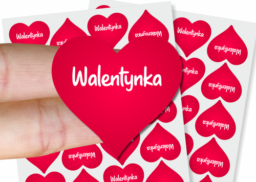 Naklejki WALENTYNKI WL014- 48szt.