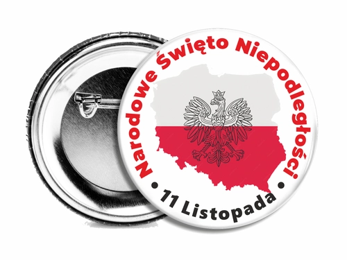 Przypinka patriotyczna - 11 Listopada - wariant 10