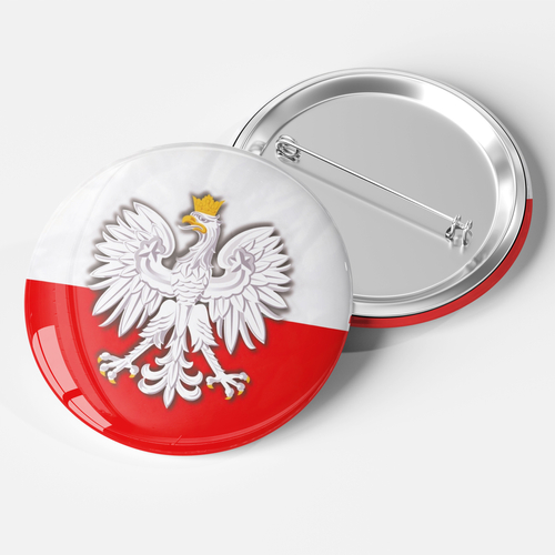 Przypinki reklamowe okrągłe 58mm - 1szt - Z Twoim wozrem