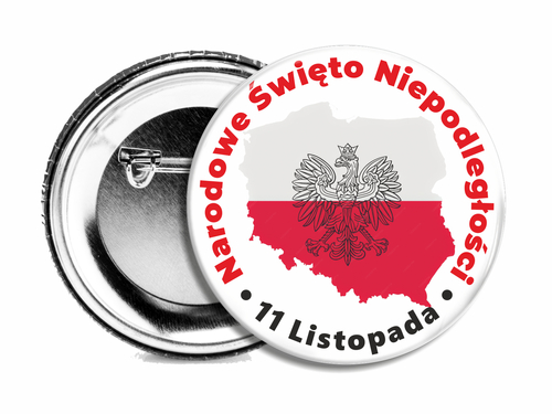 Przypinki reklamowe okrągłe 58mm - 1szt - Z Twoim wozrem