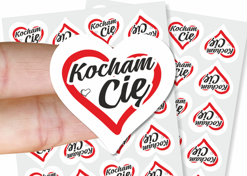 Naklejki WALENTYNKI WL002- 48szt.