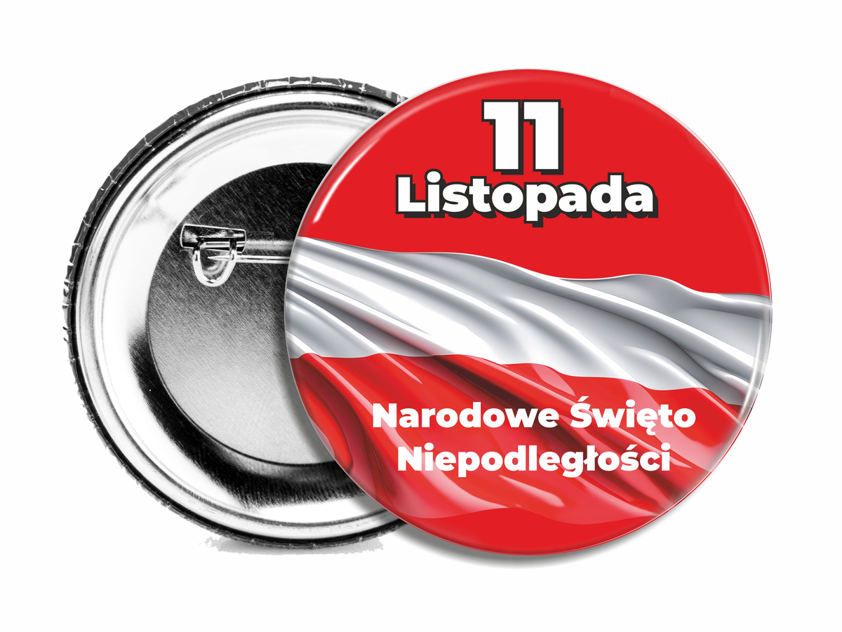 Przypinka patriotyczna - 11 Listopada - wariant 11