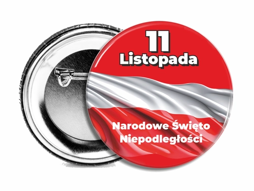 Przypinka patriotyczna - 11 Listopada - wariant 11