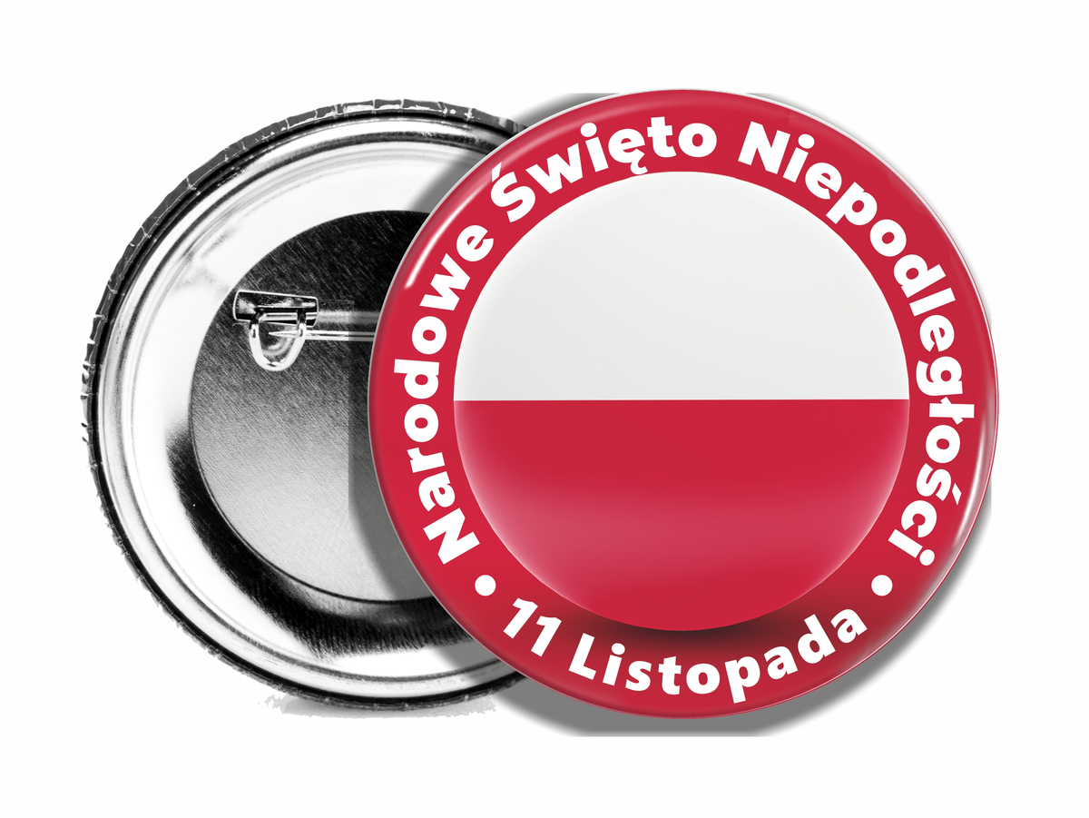 Przypinka patriotyczna - 11 Listopada - wariant 05