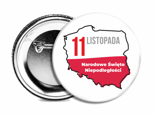 Przypinka patriotyczna - 11 Listopada - wariant 14