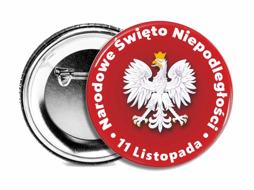 Przypinki reklamowe okrągłe 58mm - 1szt - Z Twoim wozrem