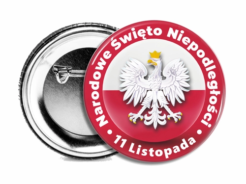 Przypinki reklamowe okrągłe 58mm - 1szt - Z Twoim wozrem